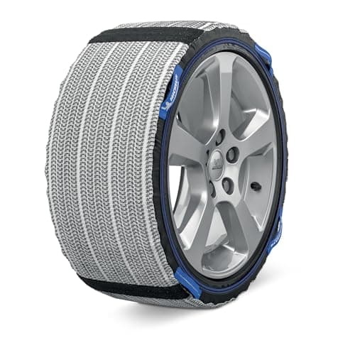 MICHELIN Chaussettes à Neige Textile EVO 6, Gris, SOS