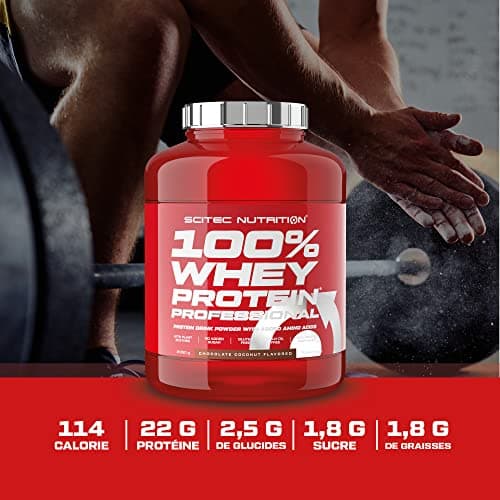 Scitec Nutrition PROTEINE 100% Whey Protein Professional, fraise, 2350 g
