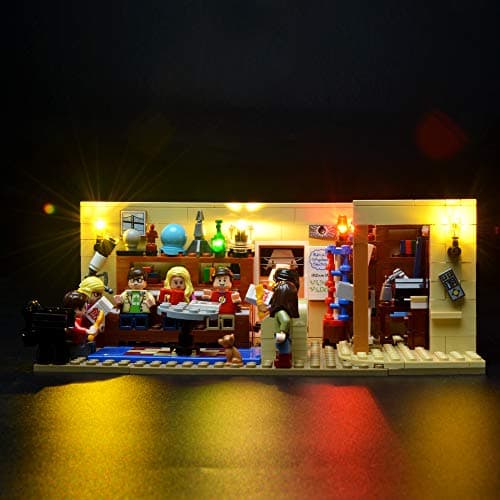 BRIKSMAX Kit de LED pour La théorie du Big Bang, Compatible avec la Maquette Lego 21302, La Maquette de Construction n'est Pas Incluse