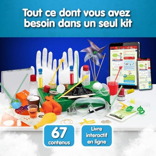 Science4you - Super Kit Scientifique pour Enfants +8 Ans - 150 Experiences Scientifiques et Activités Manuelles: Laboratoire de Chimie et Kit Volcan, Kits Éducatifs et Jeux Science Enfant 8-12 Ans