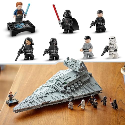LEGO Star Wars Le Destroyer Stellaire de Classe Impérial - Vaisseau à Construire pour Enfant dès 10 Ans, Personnages Dark Vador et Cal Kestis - Idée Cadeau pour Garçons et Filles 75394