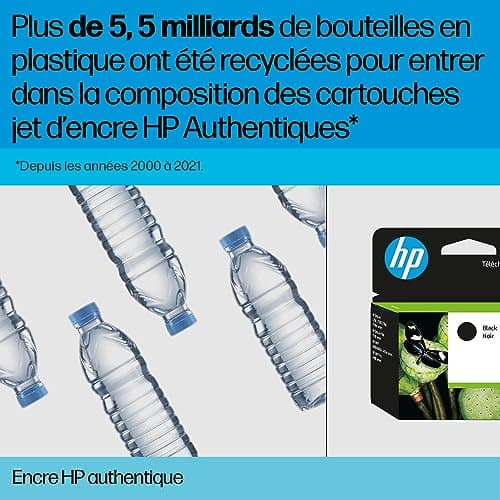 HP 302 Cartouche d'Encre Noire Authentique (F6U66AE) Standard