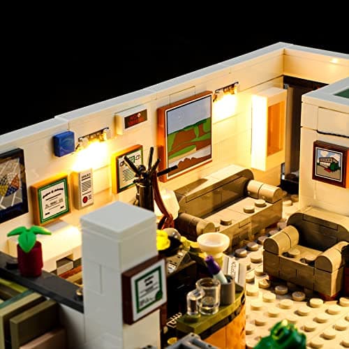 BRIKSMAX Kit d’éclairage à LED pour Lego Ideas The Office - Compatible with Lego 21336 Blocs de Construction Modèle- Pas inclure l’Ensemble Lego