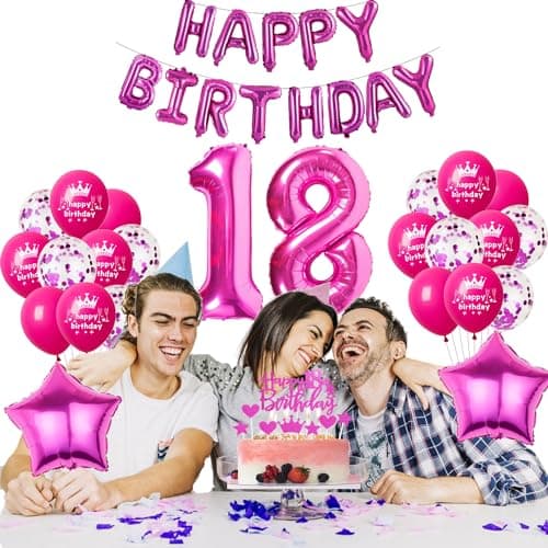 Ballon rose 11 ans anniversaire Hot Pink Ballon d'anniversaire 11 ans rose Ballon 11 ans fille anniversaire Decoration 11 anniversaire Fille 11 ans Party Deco Rose 11 Ans Décorations anniversaire