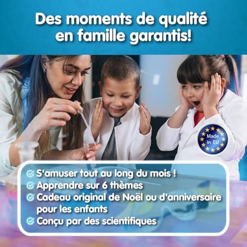 Science4you - Super Kit Scientifique pour Enfants +8 Ans - 150 Experiences Scientifiques et Activités Manuelles: Laboratoire de Chimie et Kit Volcan, Kits Éducatifs et Jeux Science Enfant 8-12 Ans