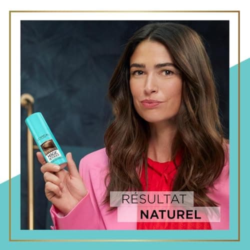 L’ORÉAL PARIS - Spray Instantané Correcteur de Racines & Cheveux Blancs - Hommes & Femmes - Magic Retouch - Châtain Foncé - 75ml