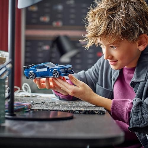LEGO Speed Champions La Voiture de Sport Ford Mustang Dark Horse Véhicule Jouet, Set de Construction pour Enfants, Idée Cadeau pour Les Garçons et Les Filles Dès 9 Ans, Décoration pour Chambre 76920