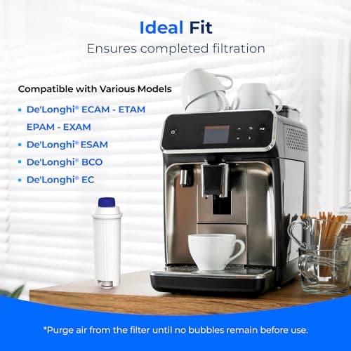 Waterdrop DLSC002 TÜV SÜD Certifiée Cartouche Filtrante, Compatible avec DeLonghi DLSC002 9310926 SER3017 5513292811 8004399327252 Machine à Café d'ECAM ETAM EC800 EC680 (4)