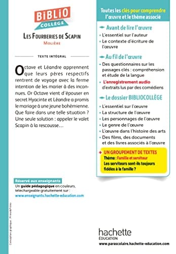 Bibliocollège - Les Fourberies de Scapin, Molière