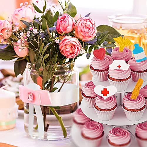 YGCHEN Moules en Silicone Infirmière Moule Silicone Fondant Médical Moule Infirmière 3D Mini Moules Médicale Thème DIY Mold pour Fondant Gâteau Chocolat Gelée Sucre Savon 4 Pièces