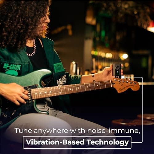 ROADIE 3 | Accordeur de Guitare Automatique, Métronome & Enrouleur de cordes | Pour Guitare Electrique, Guitare Acoustique, Guitare à 12 Cordes, Ukulele, Banjo, Mandoline | 100+ Accordages Alternatifs