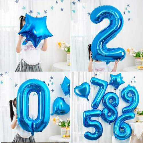 Ohaoduo ballons 14 ans anniversaire garcon fille bleu décoration gâteau anniversaire 14 ans garcon décoration fête 14 ans anniversaire garcon bleu décoration anniversaire 14 ans garcon ballon