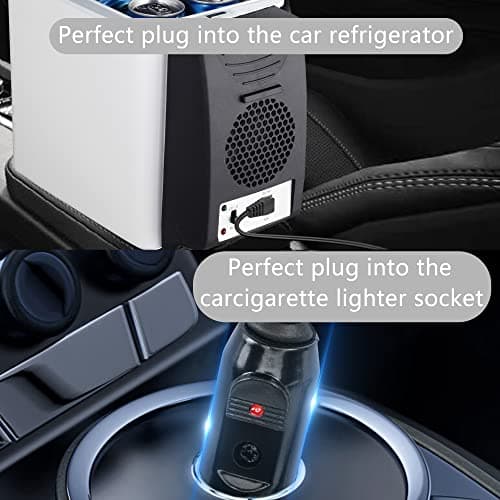 PNGKNYOCN 12V câble d'alimentation du réfrigérateur de Voiture, câble de Remplacement du Briquet à cigares de Voiture à la Prise du réfrigérateur pour Le réfrigérateur de Voiture Portable (3M/10ft)