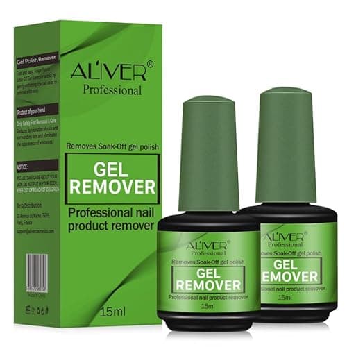 Lot de 2 Magic Remover Semi Permanent, Vernis Remover - 3-5 minutes dissolvant de vernis à ongles, Facilement et Rapidement N'abîme pas vos Ongles