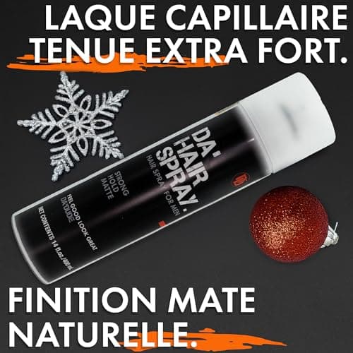 Da Dude Da Hairspray - Laque Cheveux Homme - Mat Laque Homme - Spray Cheveux Homme Laque Extra Forte - Hairspray Men dans une Boîte Cadeau Exclusive
