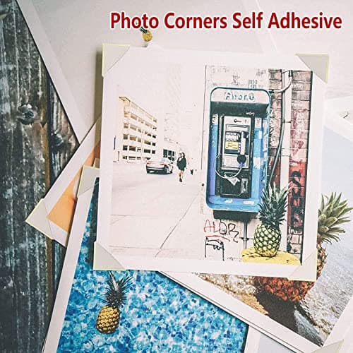 ExeQianming Lot de 1020 autocollants pour coins de photos, albums photos, scrapbooking et loisirs créatifs Transparents