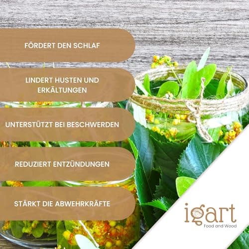 IGART Fleurs de Tilleul Entières 500g | Fleurs de Tilleul | pour Tisane de Tilleul | Tisane aux Herbes | Tiliae flos