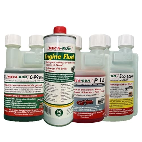 Pack premium diesel Mecarun ECO10000 + P18 + C99 + Engine Flush