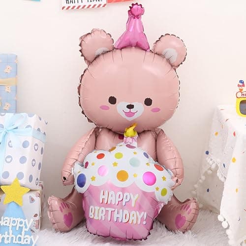 Decoration Anniversaire 1 an Fille,Ballon Anniversaire 1 an fille, Ballons de Baudruche Rose,Deco Anniversaire Fille 1 an,Décoration Anniversaire Fille,Déco Anniversaire 1 an,Ballons Anniversaire Bebe