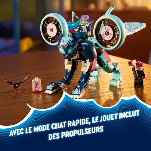 LEGO DREAMZzz Le Chat-Moto de Zoey - Jouet d'Activité et de Développement pour Enfants dès 7 Ans avec 2 Minifigurines - Transformez Un Animal en Moto - Set Fantastique pour Garçons et Filles 71479