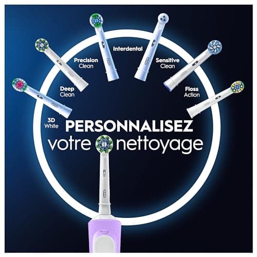 Oral-B Vitality Pro Brosse À Dents Électrique Violette, 1 Brossette