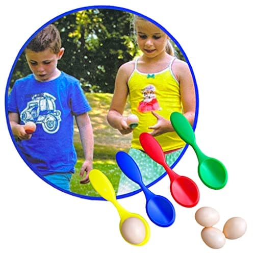 MIJOMA Kit de jeu d'extérieur 18 pièces pour enfants - Jeu de lancer - Jeu de course à 3 jambes