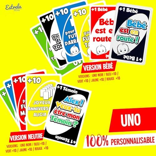 Annonce (Carte Uno personnalisée Annonce Grossesse)