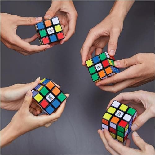 RUBIK'S CUBE 3X3 - Jeu Casse-Tête Adulte Et Enfant - Rubik’s Cube Magique - Puzzle 3x3 Original Correspondance Couleurs - Puzzle Résolution de Problème - Casse-tête Enfant - Jeu Enfant 8 Ans et +