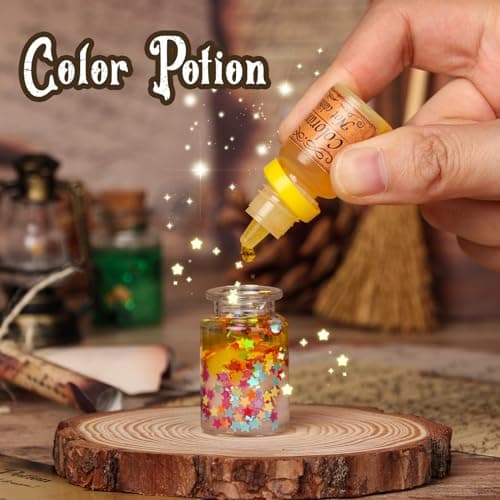 DECOHOME Set de Potion Mystère Vintage pour Enfants, mélange 20 bouteilles de Potion Magique, Jouets Artisanaux pour Garçons et Filles, Cadeaux Créatifs