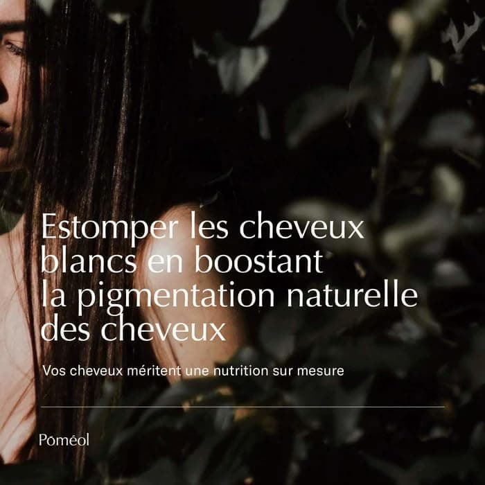 Pack Pigmentation Cheveux Blancs & Gris | Sérum Régénérant & Embellisseur + Complément Alimentaire 30 jours Pigmentation Cheveux Blancs & Gris | Spécial Couleur | Pousse, Volume et Anti-chute | POMÉOL