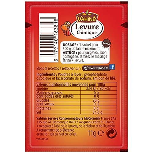 Levure chimique Vahiné 55 g