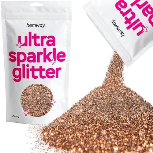Paillettes Bronze Brun Ultra Scintillantes Paillettes Ongles Visage Festival Noël Halloween Maquillage Chunky 100g / 3.5oz