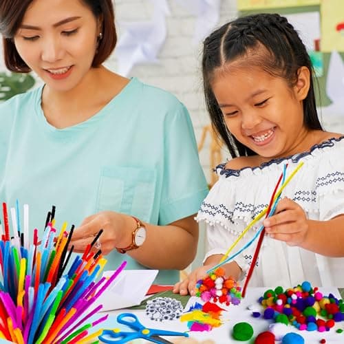 Blue Squid Kit Activés Manuelles Artistiques pour Enfants - Maxi Trousse Luxe 2000 Pcs Décoration Bricolage Créatif Vacances, Cadeau Garçon et Fille ge 4-12 ans, Guide Accès Vidéos en Ligne