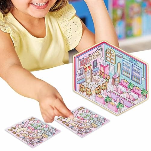 Vjeybv Sticker Scenes – Autocollant 3D pour décoration de petite pièce pour, anti-stress, scrapbooking