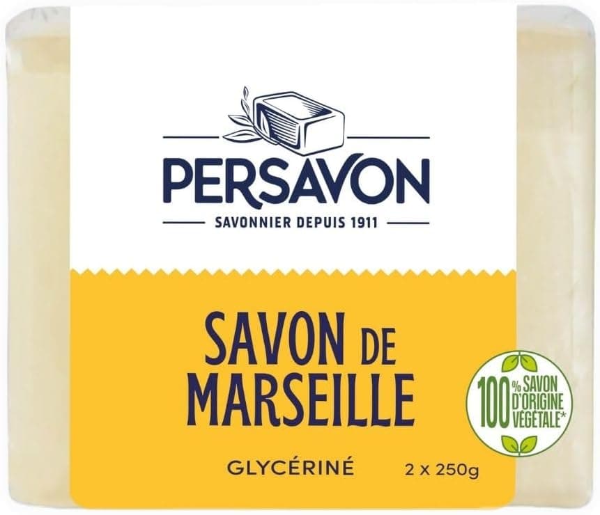 Persavon - Savon de Marseille Glycériné Parfum Frais 2x250 g