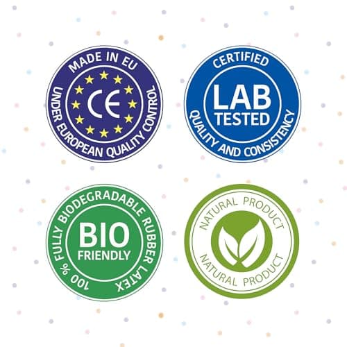 Ballons anniversaire • 100 Pièces • Fabriqué en UE • Ballons BIO Premium • 100% Latex naturel • Ballon gonflable • Ballon baudruche • ballon anniversaire • Ballon Hélium • Bastelbär