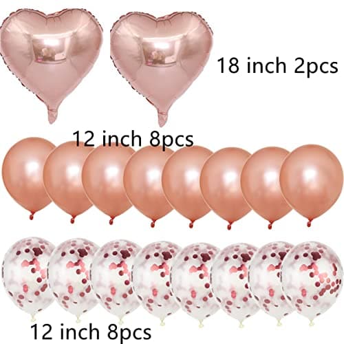 Ballons or rose 15 anniversaire fille set, ballons d'anniversaire 15 ans déco RoseGold ballons 15 ans anniversaire fille,déco anniversaire 15.anniversaire fille