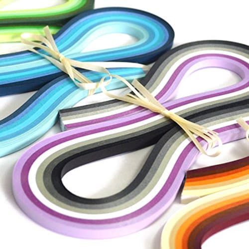 Juya Paper Quilling Set 720 Strips 36 Couleurs 54cm Longueur/bande Largeur de papier 3mm