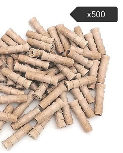 Injecteurs bois - Diamètre 9.5mm - Couleur beige