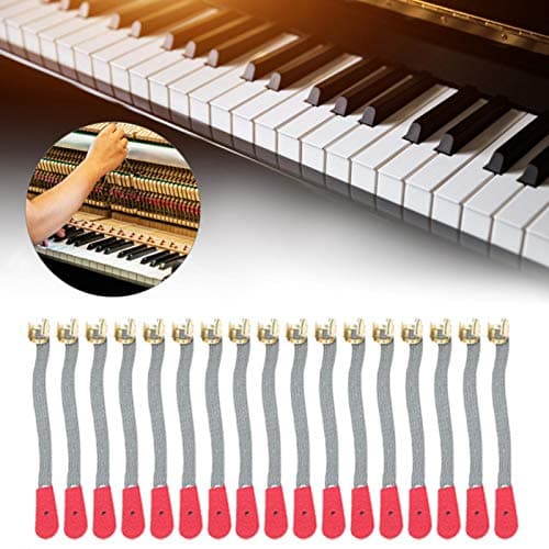 50 Pièces Kit D'accordage de Piano, Corde de Piano, Sangles de Bride de Piano pour le Réglage des Outils de Maintenance Accessoires de Réparation, Accessoires De Jeu,Aider, corriger