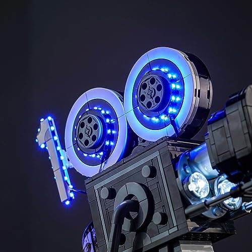 Kit d'éclairage LED pour Appareil Photo Lego Disney Walt Disney Tribute 43230 (Kein Lego), Ensemble de décoration - Hommage à Walt Disney - Version Standard