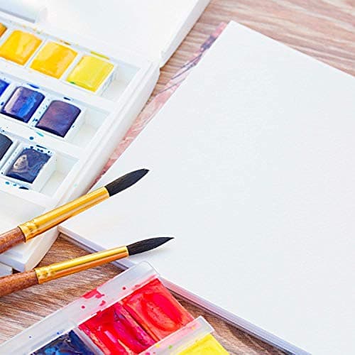 Papier aquarelle A5 300g, blanc, 35 feuilles I Bloc d’aquarelle Din A5 de Tritart