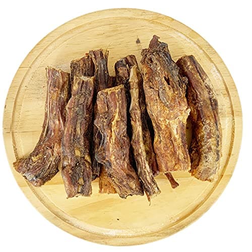 Friandises pour Chiens, Queue de Buffle, 100% Naturel, Nutritif et à Mâcher pour Les Petits, Moyens et Grands Chiens. 200g.
