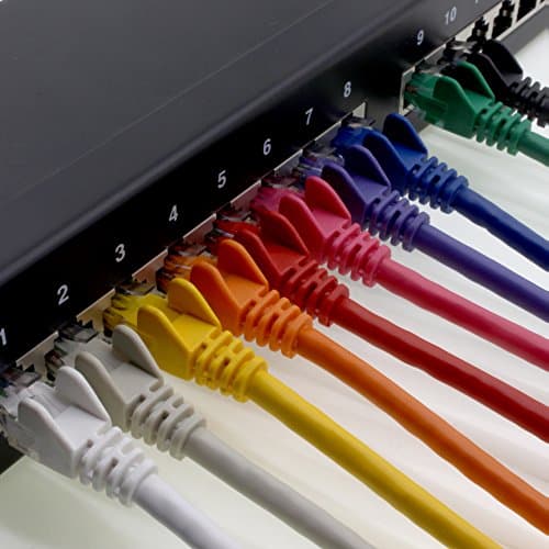 1aTTack.de Câble réseau Cat.6 - blanc - 10x - 2m - (jeu) - Câble Ethernet CAT6 Câble Lanka Câble patch 1000 Mbits