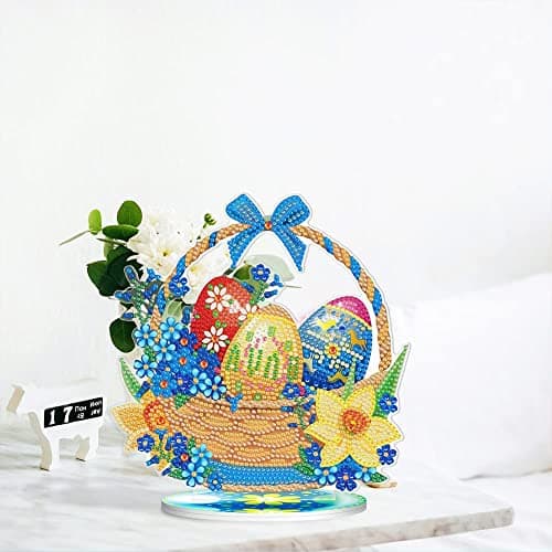mohito 5D Diamond Painting Pâques Diamant Painting Enfant DIY Diamant Peinture Pâques comme Cadeau de Pâques pour Garçons Filles (B)
