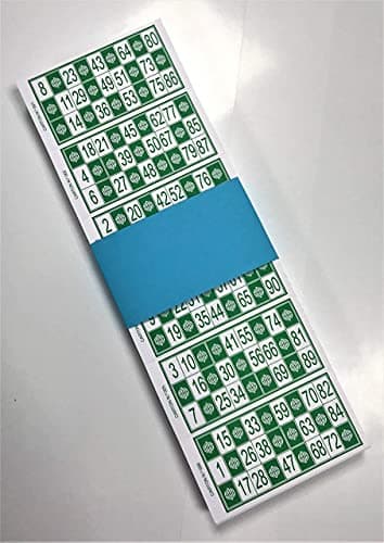 600 Cartes Carton de Loto Bingo Traditionnel de 90 Boules