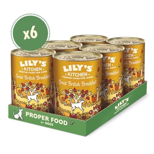 Lily's Kitchen Pâtée pour Chien Petit-déjeuner à l'anglaise 6 x 400g