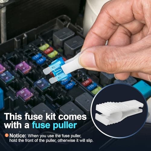 JOREST 60Pcs Fusible Voiture Set pour Voiture/RV/Camion/Moto (2A 3A 5A 7.5A 10A 15A 20A 25A 30A 35A 40A) -30 Mini Fusible Auto + 30 Moyenne Fusible Automobile + 1Extracteur