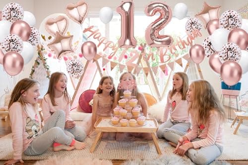 Decoration Anniversaire 11 ans, Ballon Anniversaire 11 ans Or Rose, Deco Anniversaire 11 ans, Ballon 11 ans Anniversaire de Fête, Ballon 11 ans, Ballon Décoration Anniversaire pour 11 ans Garcon Fille
