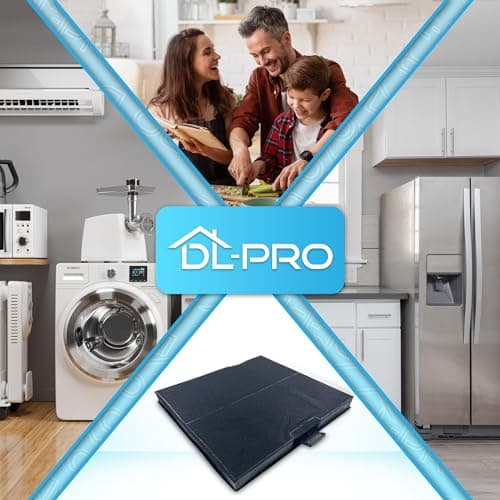 DL-pro Filtre à charbon actif pour hotte aspirante Bosch 00744075 744075 DHZ5226 Siemens LZ52251 Neff Z5131X1